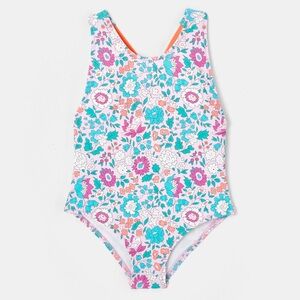 Jacadi Baby Girl Floral Liberty Swimsuit - Size 6M